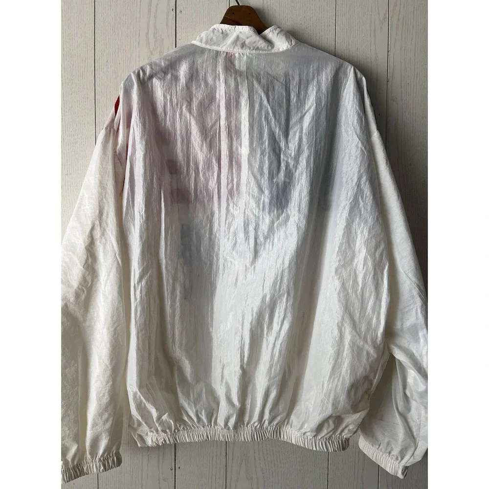 Vintage 90's USA Pullover Mens XL Flag Vinini's Sport Windbreaker Surf STYLE